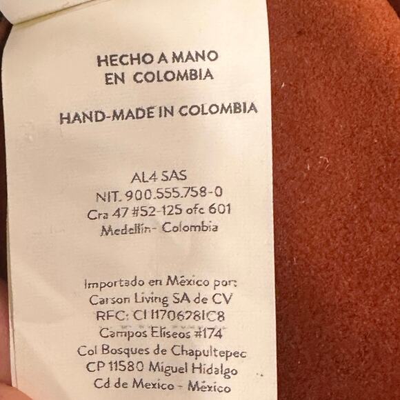 Andrea Landa Brown Boho Chic Cowgirl Handmade Colombian Leather Sleeveless Top - Picture 8 of 10